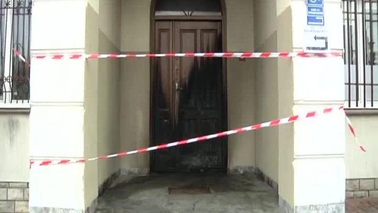 Podpalony Urząd Gminy