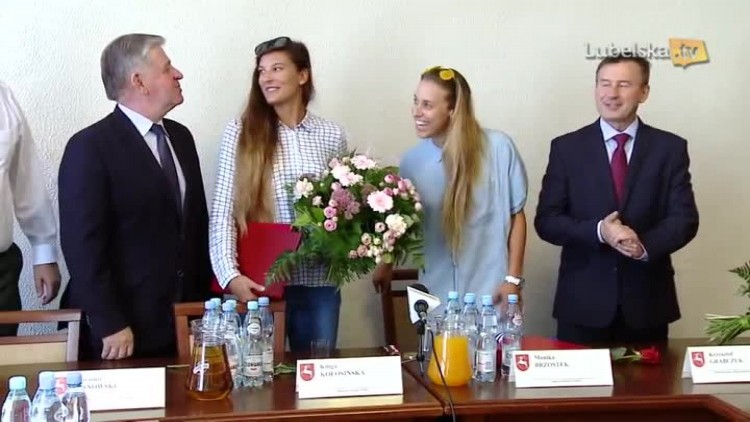 Siatkarki u Marszałka